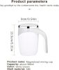 Automatic Stirring Magnetic Mug, Rechargeable Model Stirring Coffee Cup, Electric Stirring Cup, Lazy Milkshake Rotating Cup For Home Kitchen