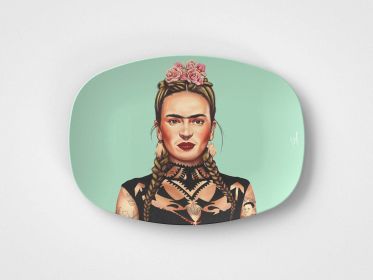 Frida Kahlo // 10"x14" Serving Platter // Famous Artist Gift Idea (Set: Single Platter)